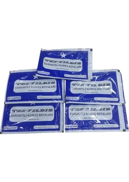 29 - Kumaş Boyası Lacivert Orta 5'li Paket