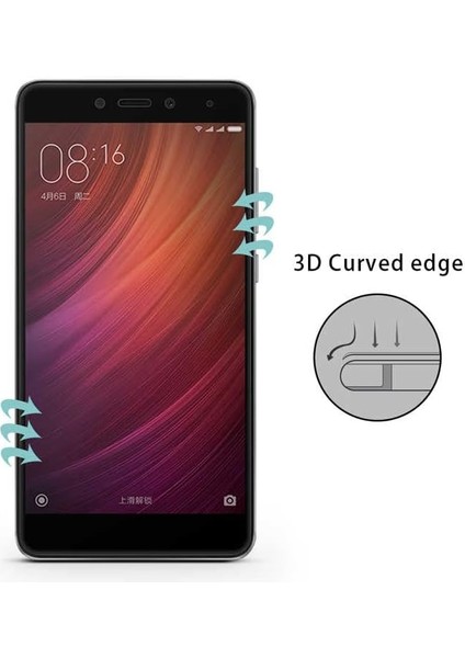 Redmi 6 Pro Uyumlu Full Kaplayan Temperli 5d Ekran Koruyucu Cam (Beyaz) modelleri
