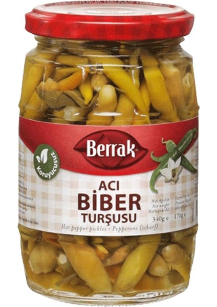 Acı Biber Turşusu (340 G) X4 Paket