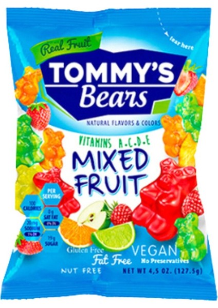 Karışık Meyve Jelibon 127,5 gr x12 Paket – Renkli ve Lezzetli Atıştırmalık