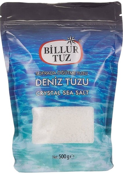 Tuz Sofrada Öğütme Deniz Tuzu Doypack (500 G) X4 Paket
