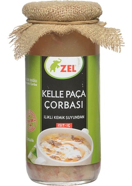 Kelle Paça Çorbası 480 ml - Ilikli Kemik Suyundan - 6 Paket