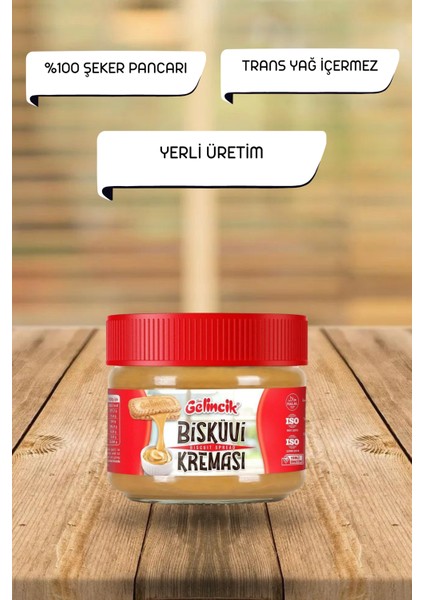 Bisküvi Kreması Smooth Kahvaltılık Krema Bisküvi Kreması 320 gr