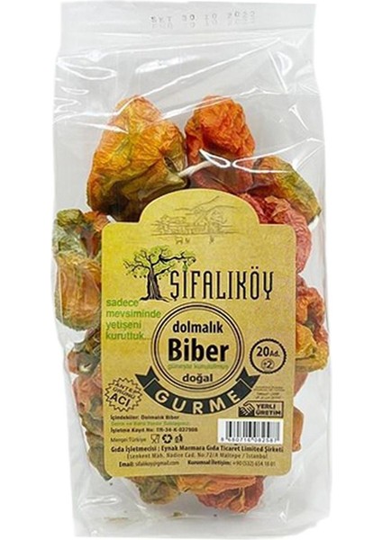 Antep Kurutulmuş Dolma Biber X12 Paket