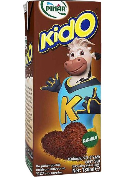 Kido Kakaolu Süt 180 ml x8 Paket