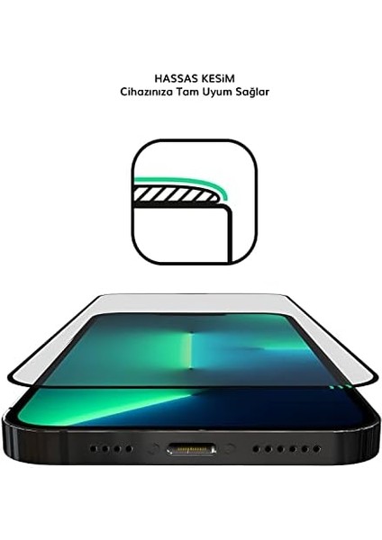 Apple iPhone 13 Pro Max / 14 Plus Uyumlu Uçtan Uca Tam Koruma Kırılmaz Cam 21H 9D Ekran Koruyucu modelleri