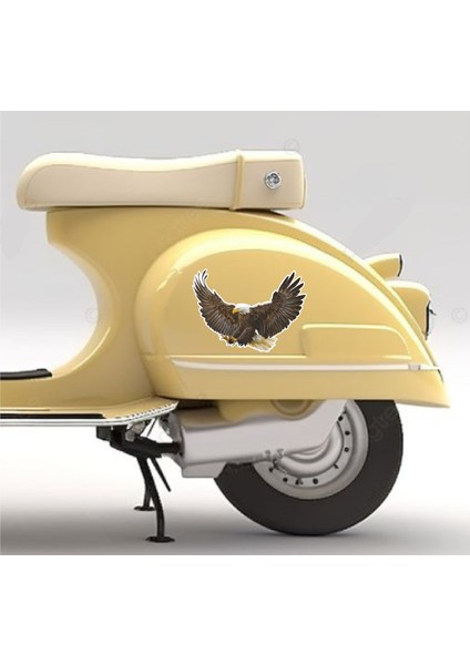 Kartal Sticker Araba Oto Motosiklet Karavan Etiket 02067