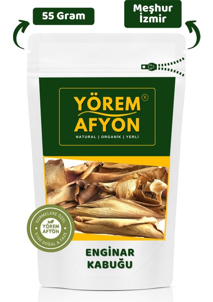 Yörem Afyon Meşhur Izmir Karaburun Kurutulmuş Enginar Kabuğu Yaprağı, Kenger, Sinar Kabuğu | 55GR.