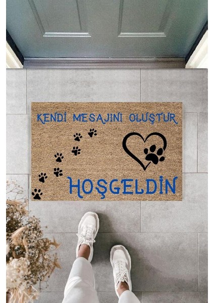 Dijital Baskı Kişiye Özel Iç Kapı Dekorasyon Paspas PS11314