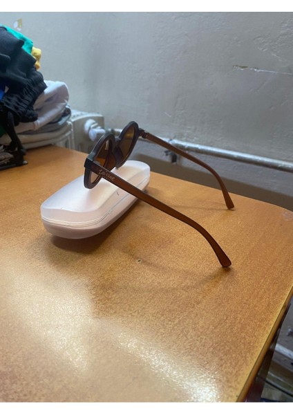 Kopya - Unisex Iskandinav Model Çocuk Güneş Gözlüğü UV400 Korumalı Kahverengi fiyatları