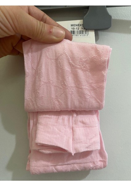 Desenli Külotlu Çorap Menekşe Pembe