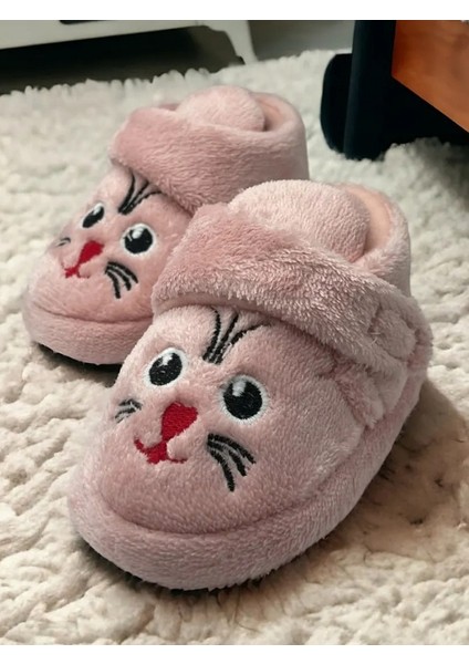 Köpek Figürlü Unisex Çocuk Anaokulu Kreş Ev Kaydırmaz Taban Panduf indirimleri