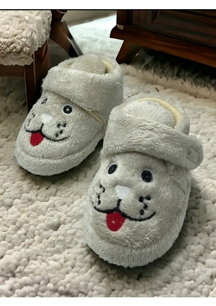 Köpek Figürlü Unisex Çocuk Anaokulu Kreş Ev Kaydırmaz Taban Panduf modelleri