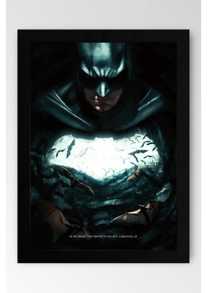 Batman Çerçeveli Tablo - Poster Tablo