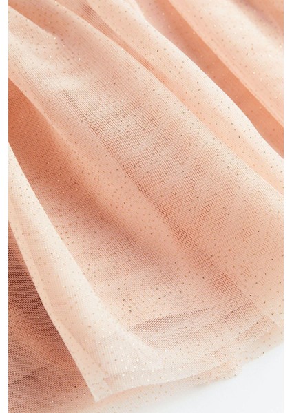 Tütü Simli Astarlı Beli Lastikli Etek Pembe fiyatları