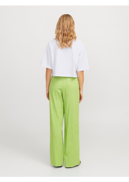 Jack Jones Jxandrea Loose Ss Cropped Tee Jrs Noos Kadin Beyaz Tshirt 12270673-01 modelleri