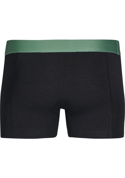 Jacnıck Bamboo Trunks 3 Pack Pls Erkek Yeşil Büyük Beden Boxer 12278628-21