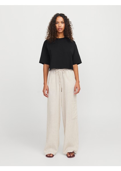 Jack Jones Jxandrea Loose Ss Cropped Tee Jrs Noos Kadin Siyah Tshirt 12270673-02 fiyatları