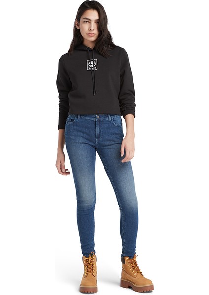 Small Stack Logo Bb Hoodıe Kadin Siyah Sweatshirt TB0A6HSN0011 fiyatları