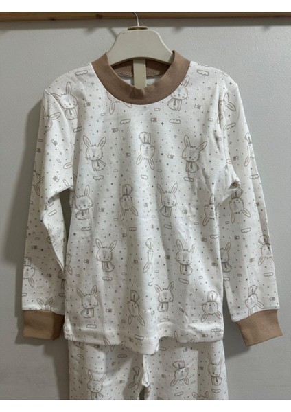 Kız Çocuk Pijama Takımı Beyaz indirimleri