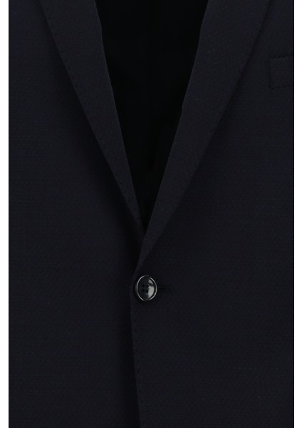 Regular Fit Yünlü Desenli Kombinli Takım Elbise fırsatları