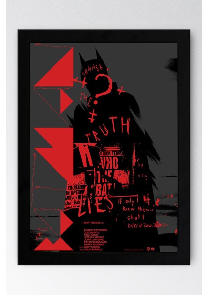 Batman Çerçeveli Tablo - Poster Tablo