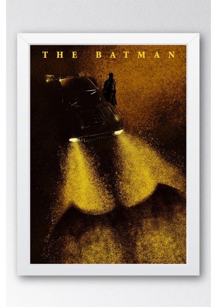Batman Batmobile Çerçeveli Tablo - Poster Tablo