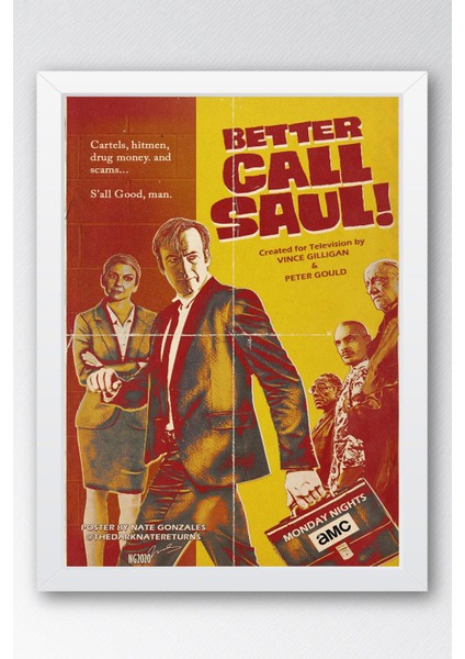 Better Call Saul Çerçeveli Tablo - Saul Goodman Poster Tablo