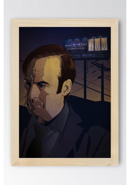 Better Call Saul Çerçeveli Tablo - Saul Goodman Poster Tablo
