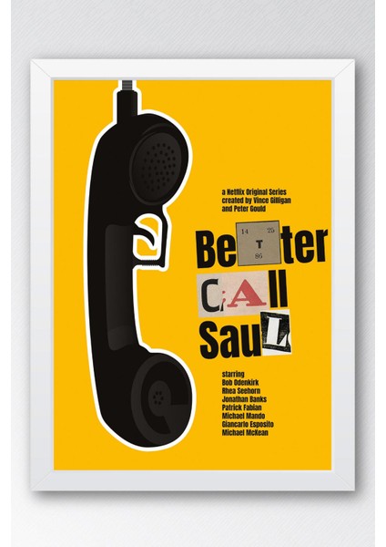 Better Call Saul Çerçeveli Tablo - Saul Goodman Poster Tablo