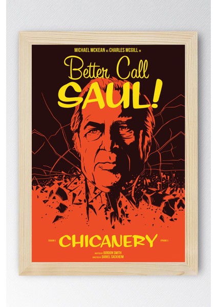 Better Call Saul Çerçeveli Tablo - Saul Goodman Poster Tablo