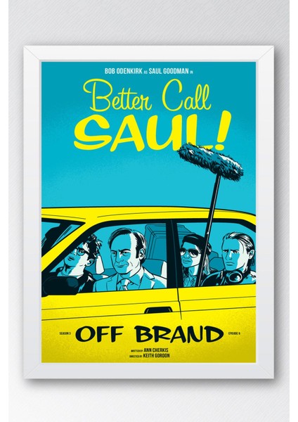 Better Call Saul Çerçeveli Tablo - Saul Goodman Poster Tablo