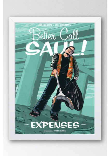 Better Call Saul Çerçeveli Tablo - Saul Goodman Poster Tablo