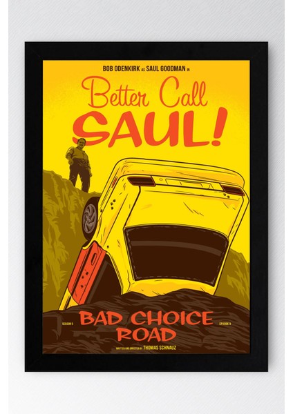 Better Call Saul Çerçeveli Tablo - Saul Goodman Poster Tablo