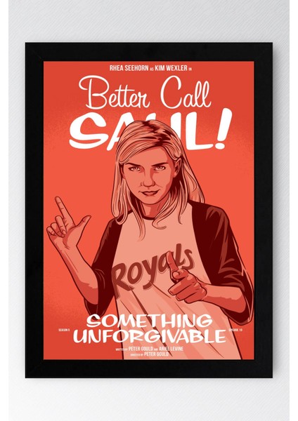 Better Call Saul Çerçeveli Tablo - Saul Goodman Poster Tablo