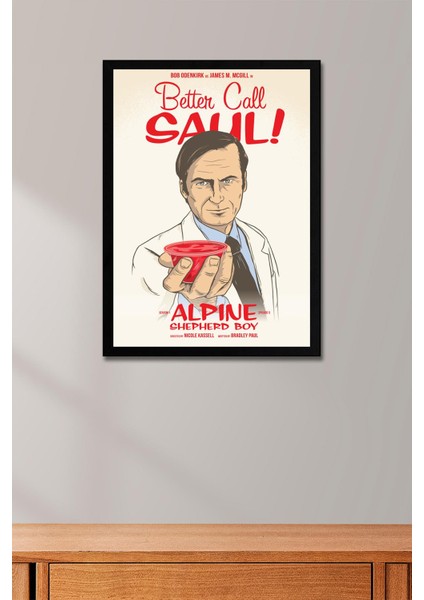 Better Call Saul Çerçeveli Tablo - Saul Goodman Poster Tablo fiyatları
