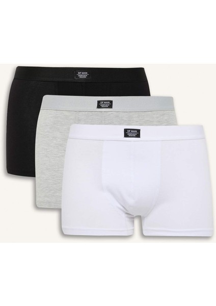 Erkek Regular Fit 3'lü Boxer A3152AX25SP