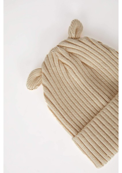 Kız Bebek Kulaklı Örgü Bere C8165A524WN fiyatları