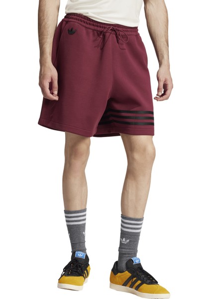 AJC9939 Adidas Neu C Sho Erkek Şort ve Kapri Bordo