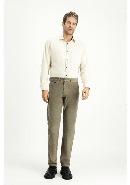 Regular Fit Likralı Kadife Pantolon fiyatları