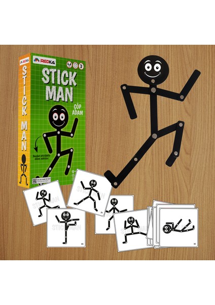 Stick Man Bionic Man Eğitici Aktivite Oyuncağı