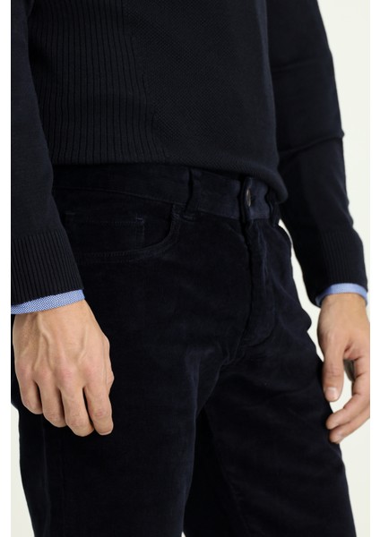Slim Fit Dar Kesim Likralı Kadife Pantolon fırsatları