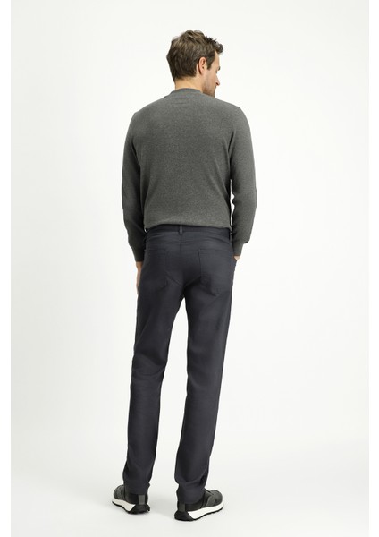Regular Fit Likralı Kanvas / Chino Pantolon