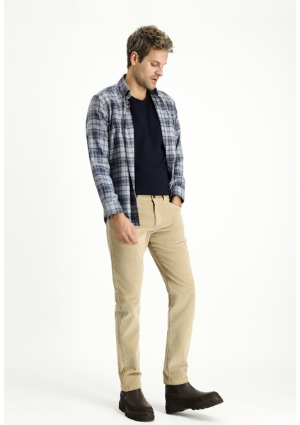 Slim Fit Dar Kesim Likralı Kadife Pantolon fiyatları