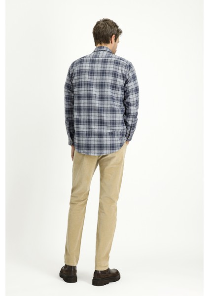 Slim Fit Dar Kesim Likralı Kadife Pantolon indirimleri