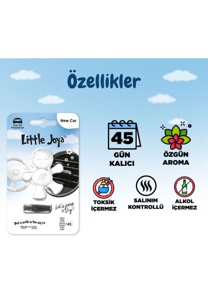 Little Joya Yeni Araç Kokusu (New Car) -45 Gün -Oto Kokusu Kalıcı Klima Parfüm fiyatları