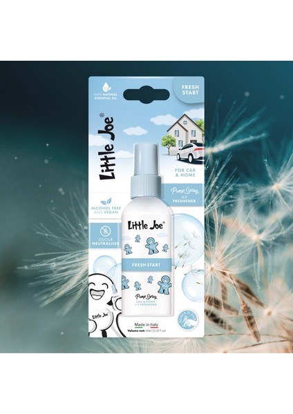 Nane Sprey Oda Kokusu 60 ml (Fresh Start) -Koku Giderici -Oto Ev Ofis Parfüm