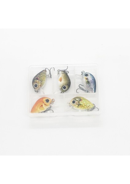 1 gr 2.5 cm Mini Lrf Lokmalık Avcı 5 Li Set - Yapay Balık Seti