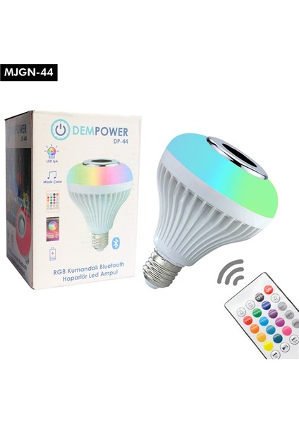 Rgb Kumandalı Bluetooth Ampül