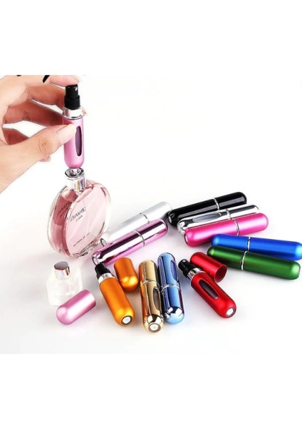 Cep Parfüm Şişesi Doldurulabilir Mini 5 ml Çanta Içi Cep Yedek Parfüm Şişesi